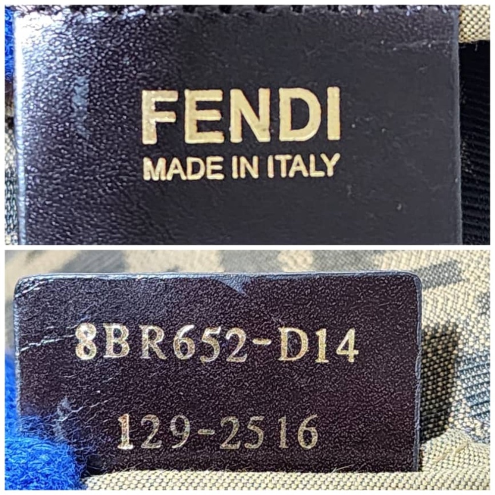 Authentic Fendi Zucca Print Canvas Medium Tote Ba… - image 6